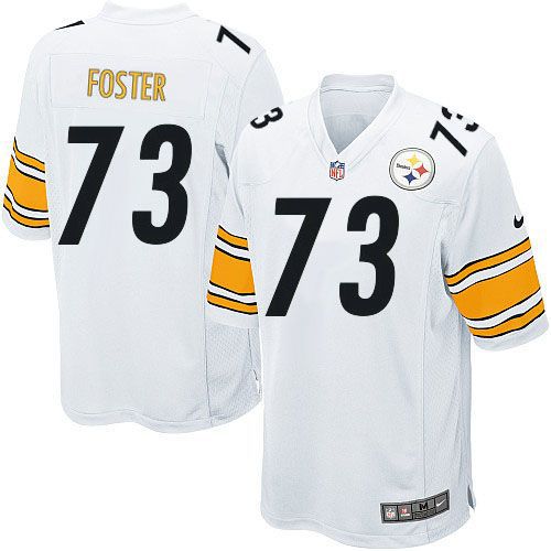 Men Pittsburgh Steelers #73 Ramon Foster Nike White Game NFL Jersey